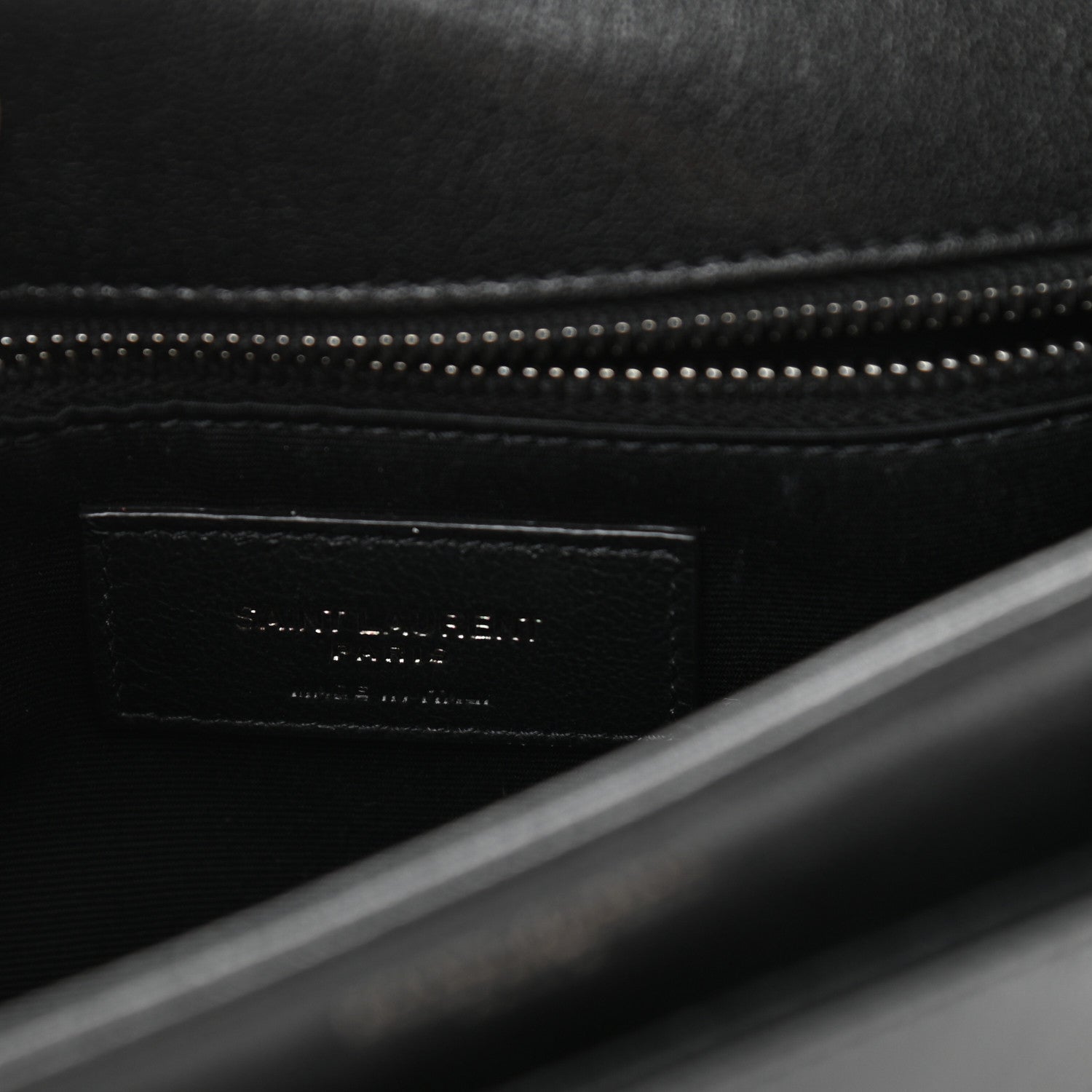Saint Laurent Lambskin Quilted Mini Becky Chain Bag Black 6 of 11