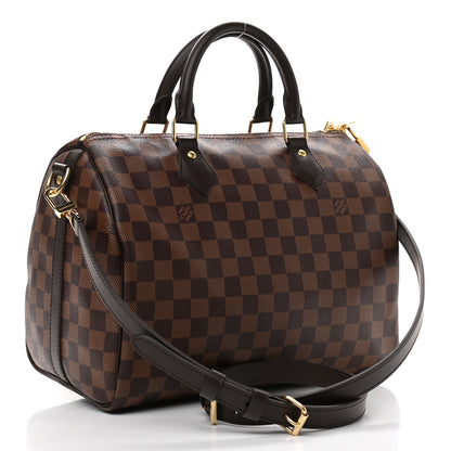 Louis Vuitton Damier Ebene Speedy Bandouliere 30 3 of 9