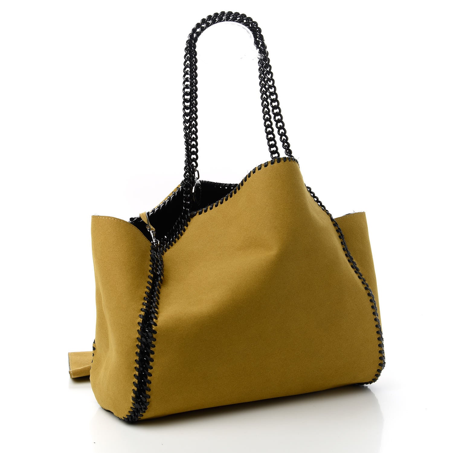 Stella McCartney Velvet Falabella Reversible Tote Black 3 of 16