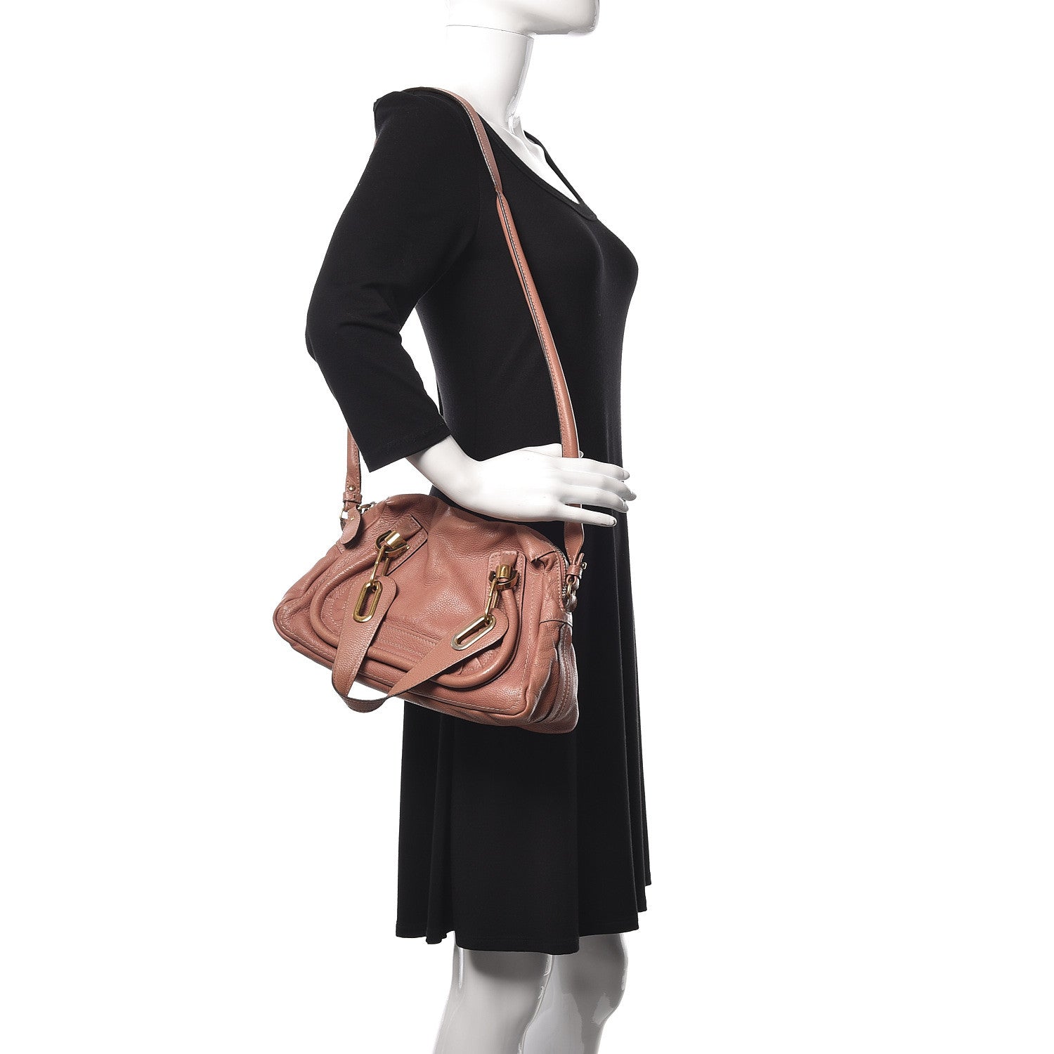 Chloe Calfskin Small Paraty Lychee 2 of 18