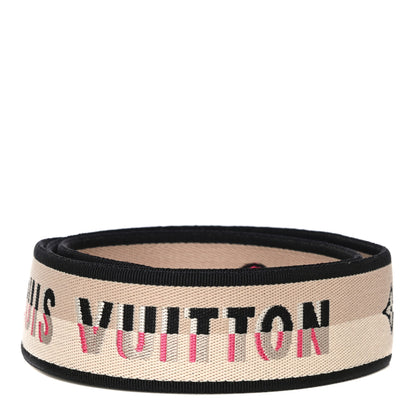 Louis Vuitton Jacquard Speedy Bandouliere 20 Shoulder Strap Black 3 of 5