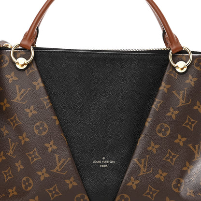 Louis Vuitton Monogram V Tote MM Black 7 of 9