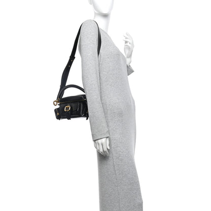 Chloe Shiny Buffalo Small Double Carry Camera Bag Black 2 of 10