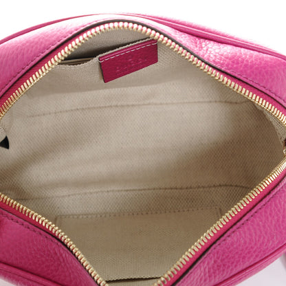 Gucci Cellarius Calfskin Small Soho Disco Bag Bright Bouganville 5 of 6