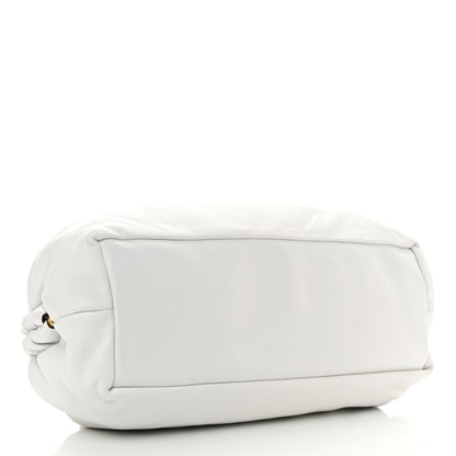 Mansur Gavriel Lambskin Cloud Clutch White 3 of 8