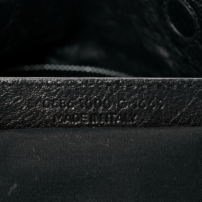 Balenciaga Agneau Classic Silver Hardware S Squash Boston Black 6 of 11