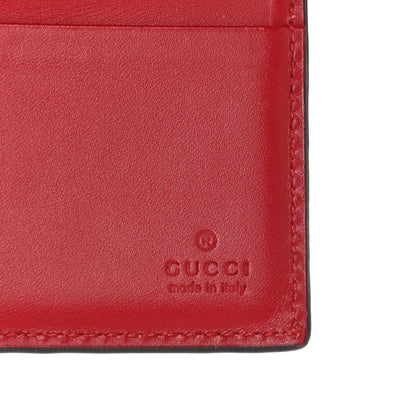 Gucci Guccissima Bi-Fold Wallet Red 6 of 9