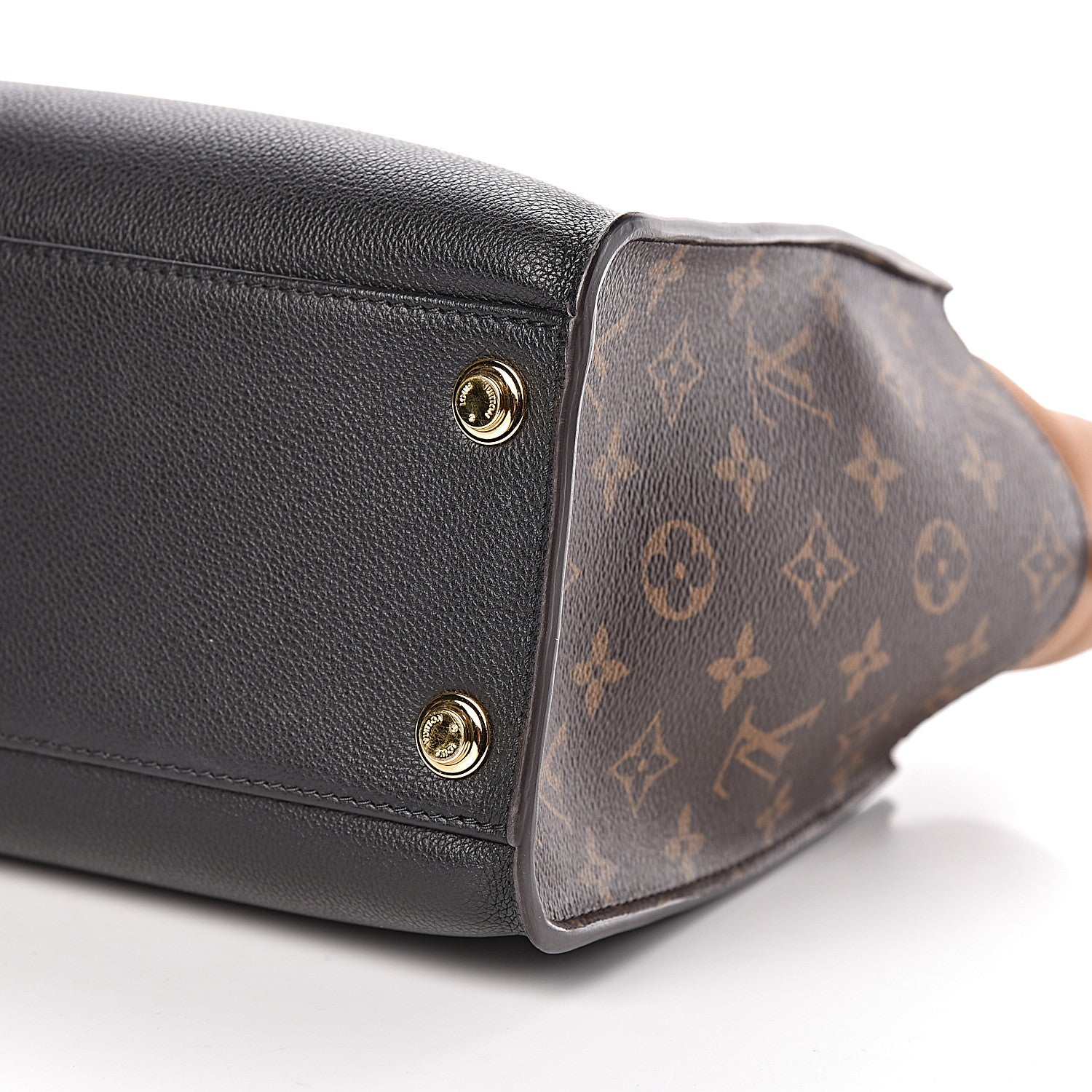 Louis Vuitton Calfskin Monogram On My Side Black 11 of 12