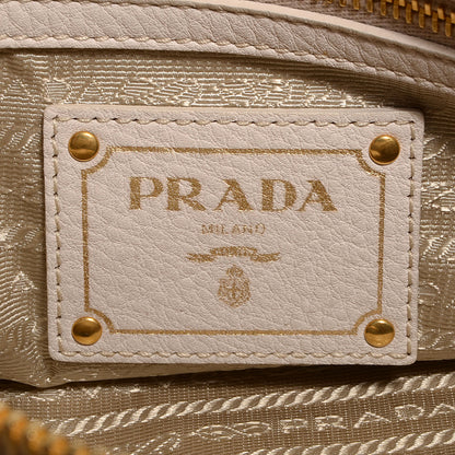 Prada Vitello Daino Zip Tote Talco 3 of 14