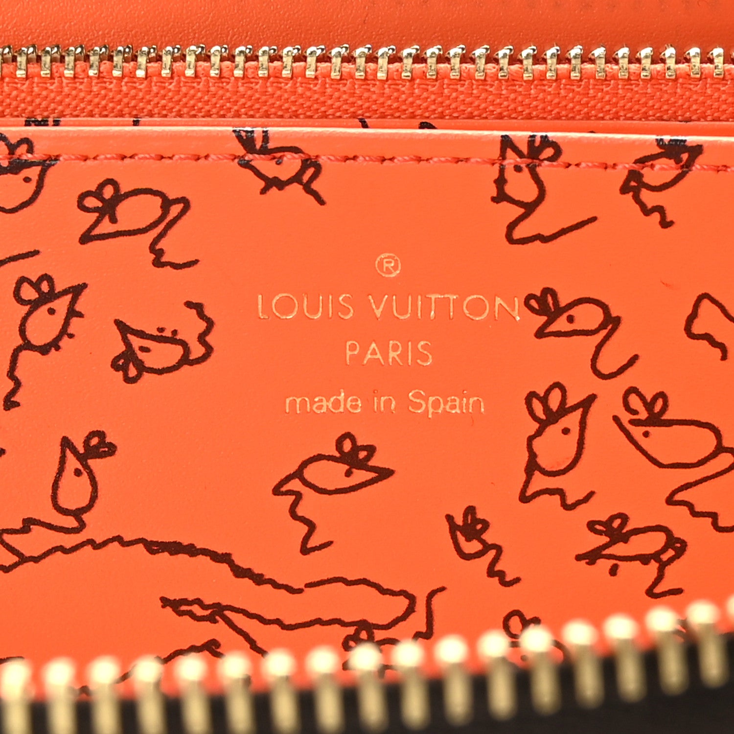 Louis Vuitton Catogram Zippy Wallet Marron 6 of 6