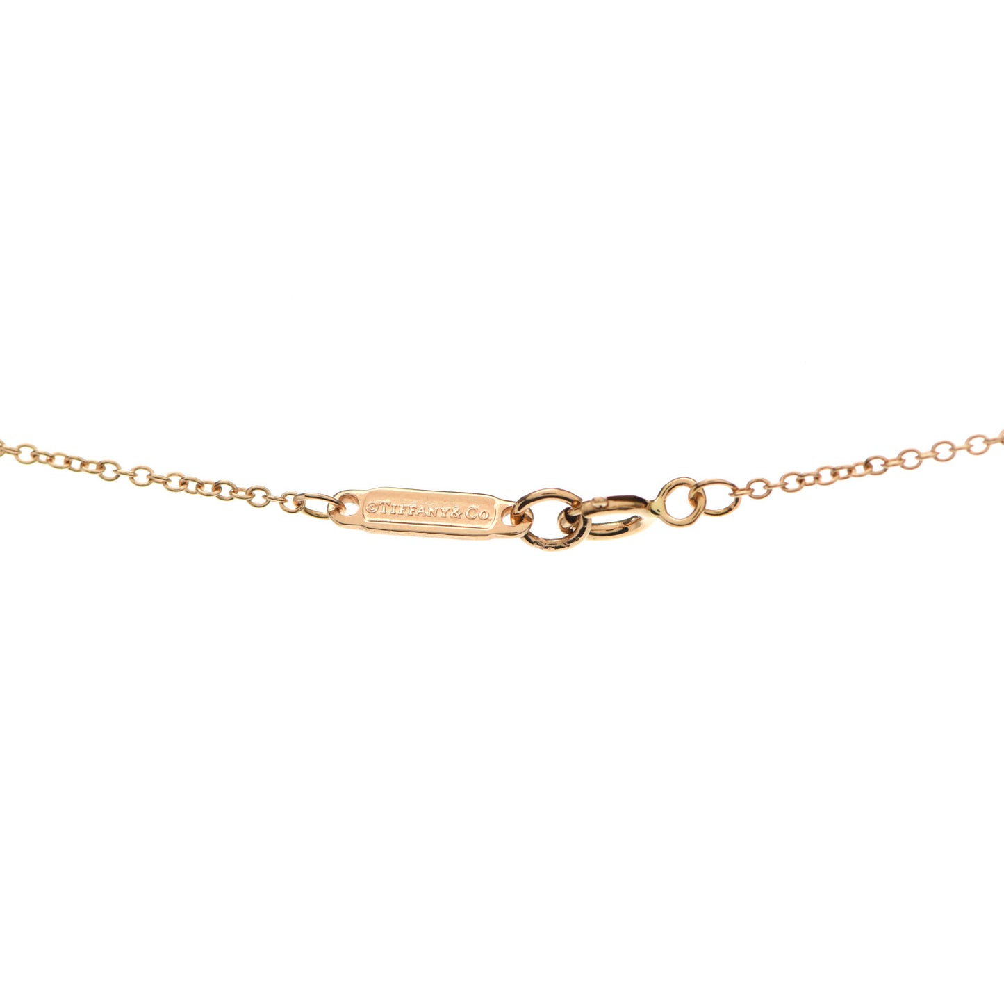 18K Rose Gold Diamond Small Atlas Open Pendant Necklace