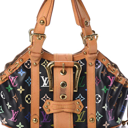 Louis Vuitton Monogram Multicolor Theda GM Black 6 of 8