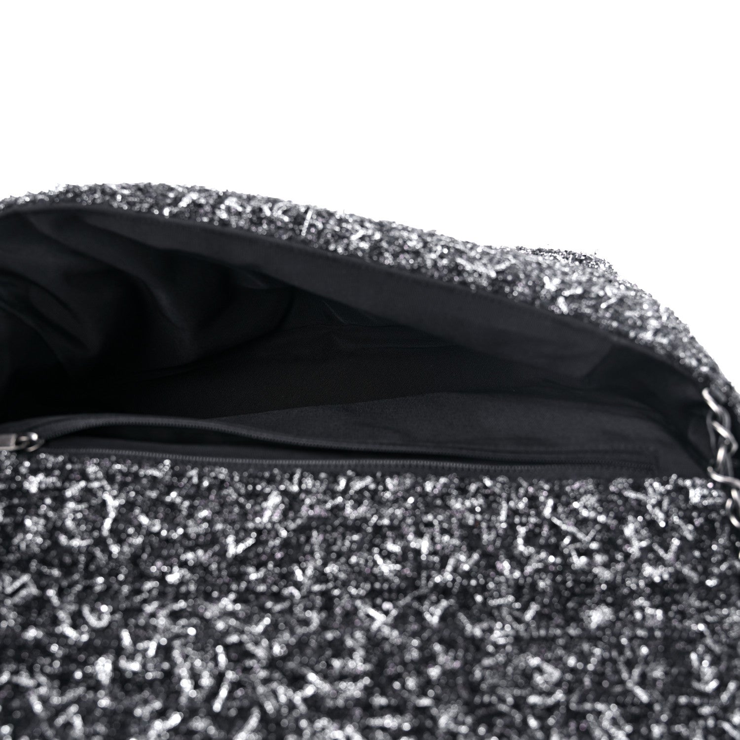 Chanel Glittered Tweed Quilted Jumbo Flap Multicolor 5 of 9