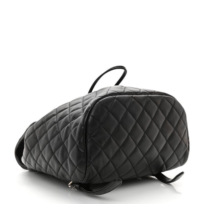 Chanel Calfskin Quilted Small Urban Spirit Backpack Black 4 of 11