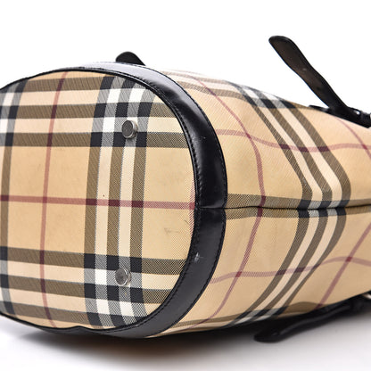 Burberry House Check Bucket Bag Black 9 of 14