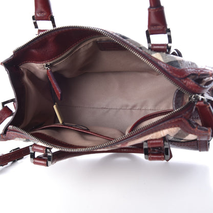 Burberry Nova Check Embossed Convertible Satchel 6 of 12