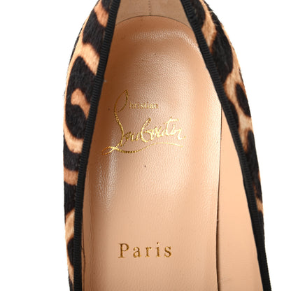 Christian Louboutin Pony Hair Jaguar Print Pigalle 85 Pumps 38 Brown 8 of 10