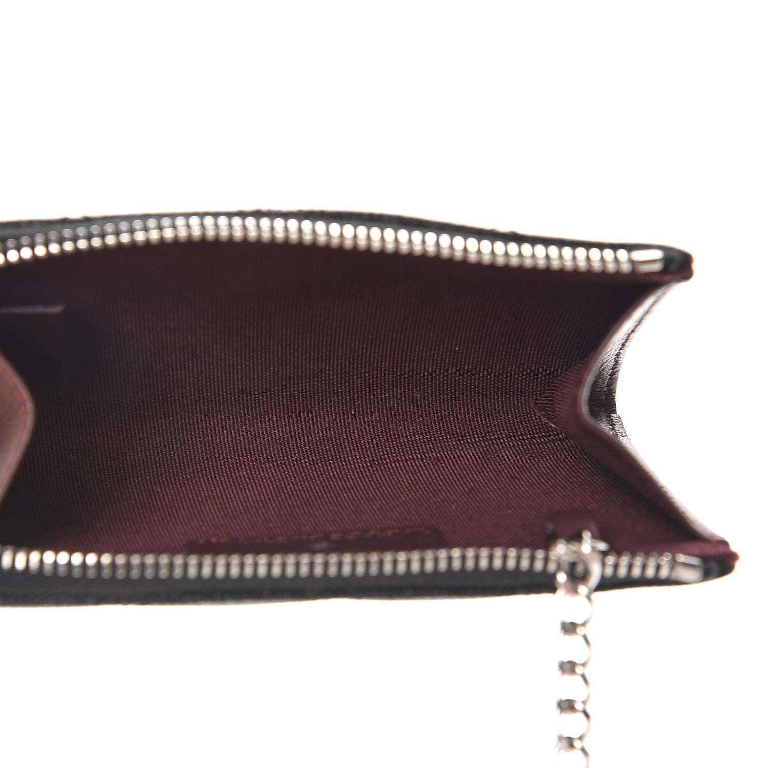Chanel Caviar Quilted Key Holder Case Black 5 of 7