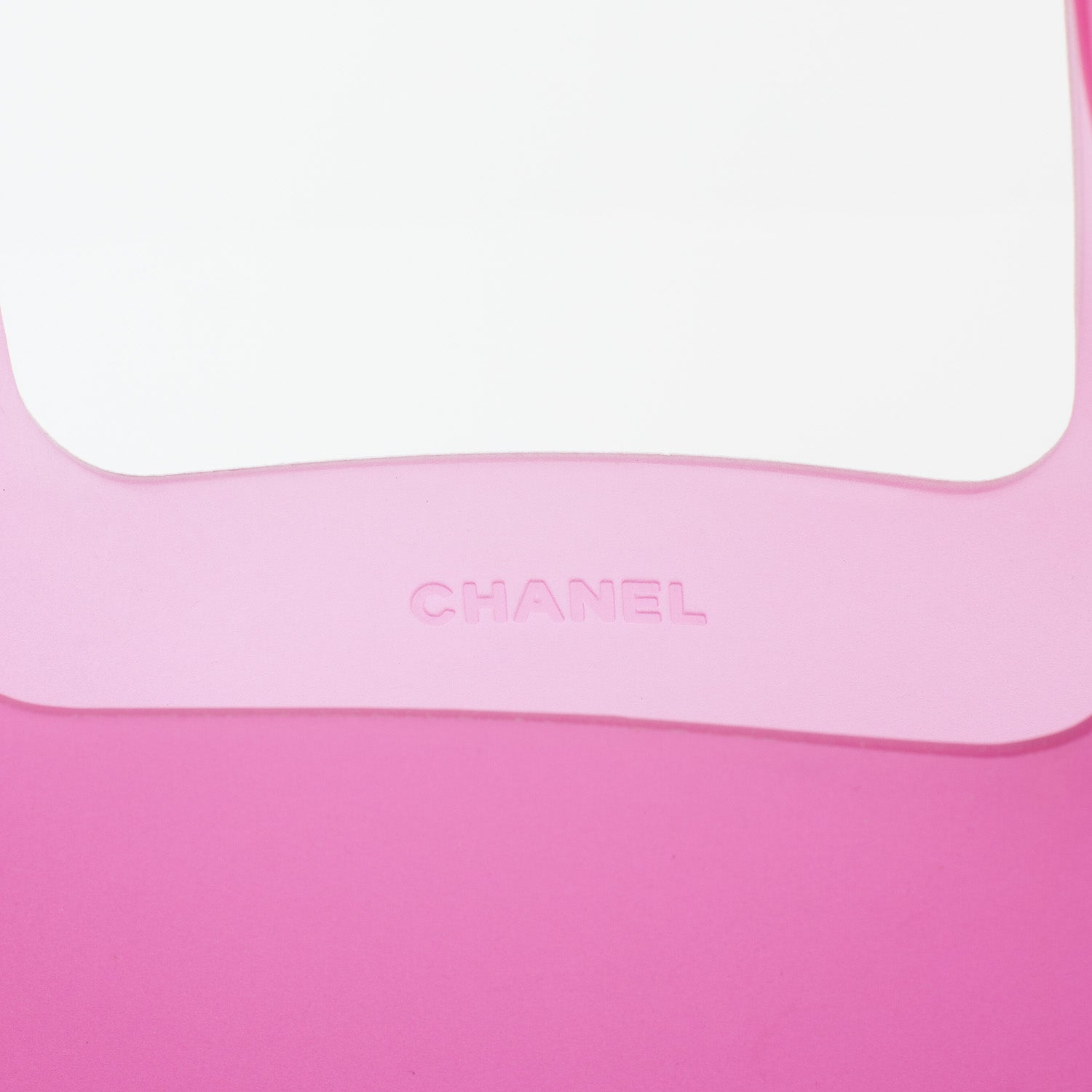 Chanel Jelly Rubber Large Tote Pink 3 of 7
