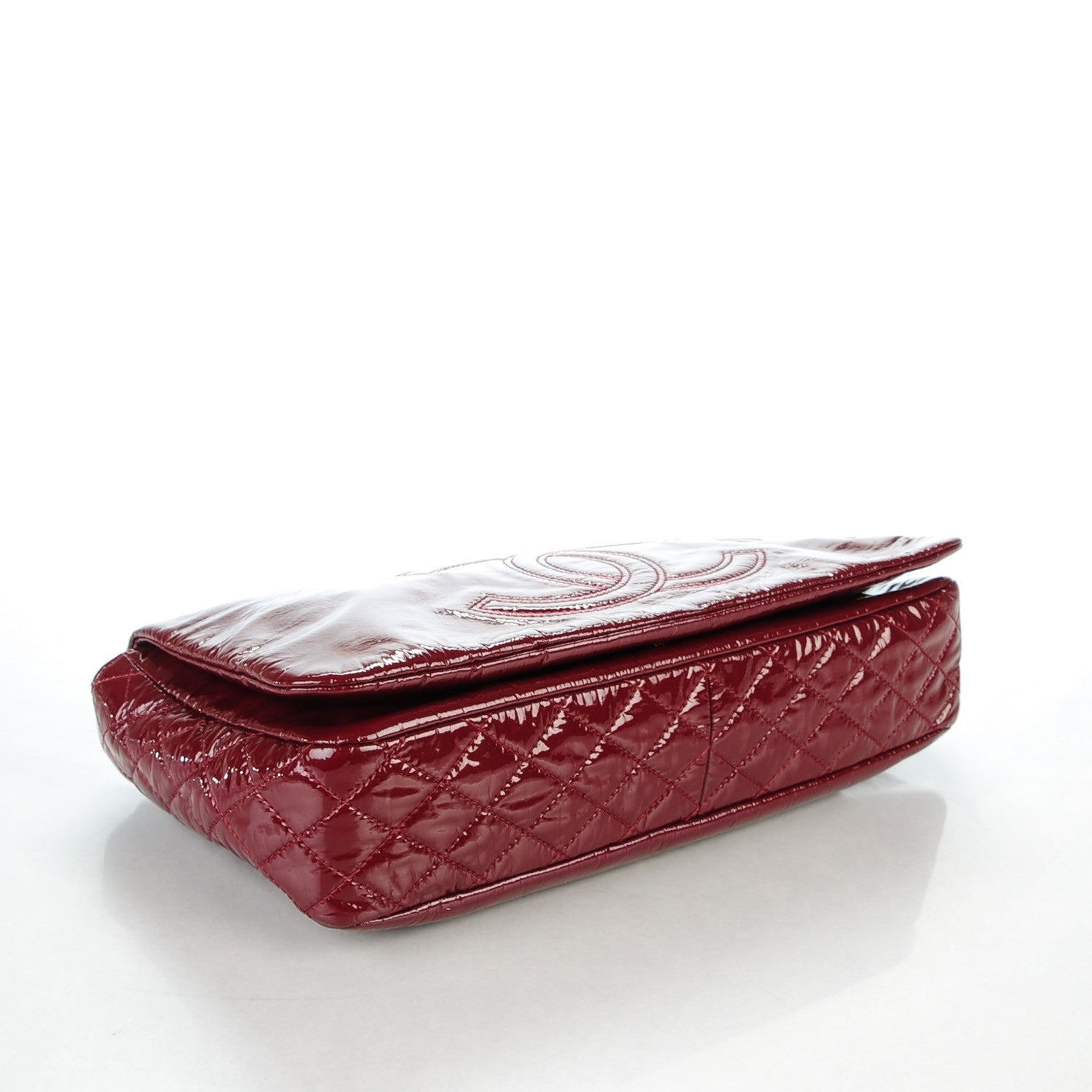 Chanel Vinyl Medium Rock and Chain Flap Bordeaux 4 of 6