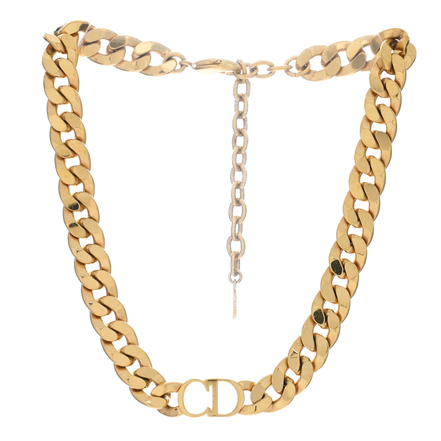 Metal Danseuse Etoile Chain Choker Necklace Gold