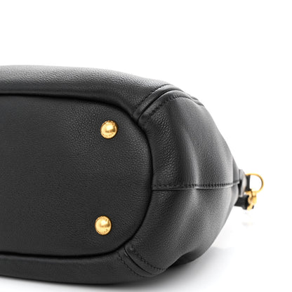 Prada Vitello Phenix Shoulder Bag Black 11 of 11