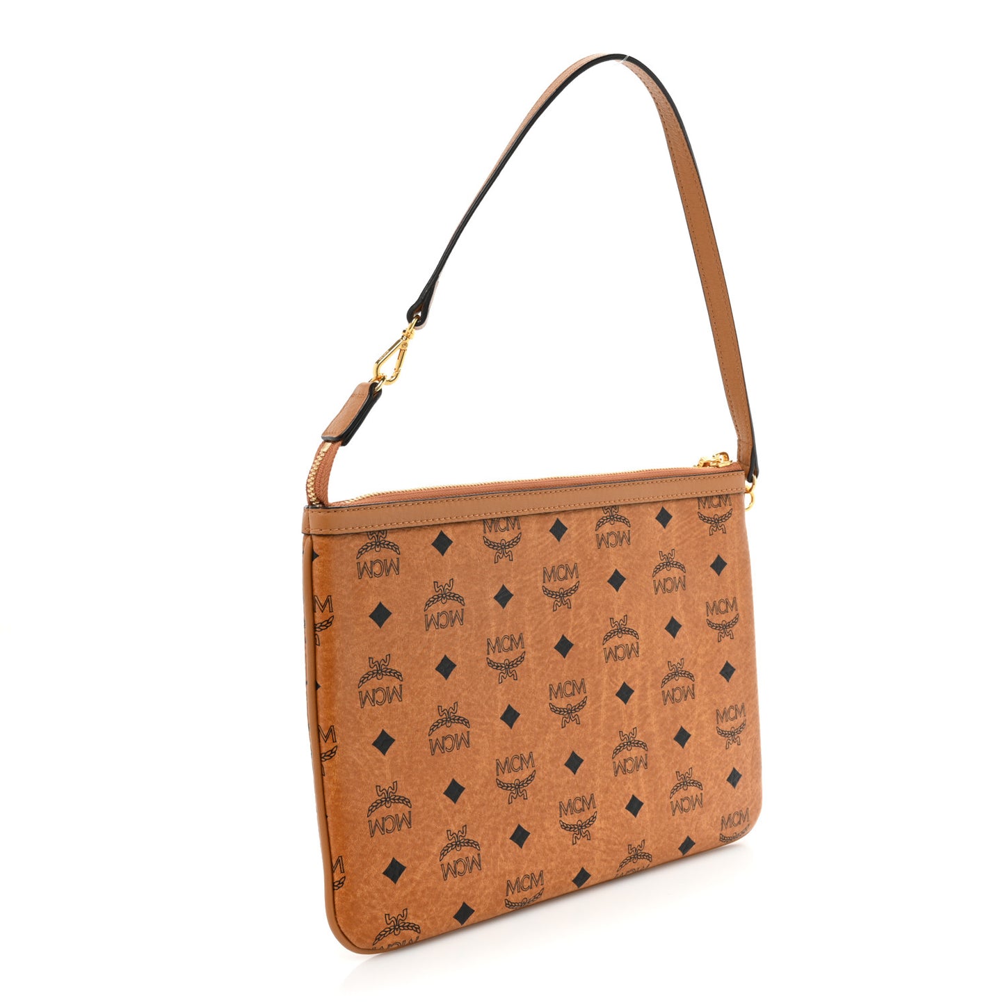 Visetos Liz Shopper Tote Pouch Cognac