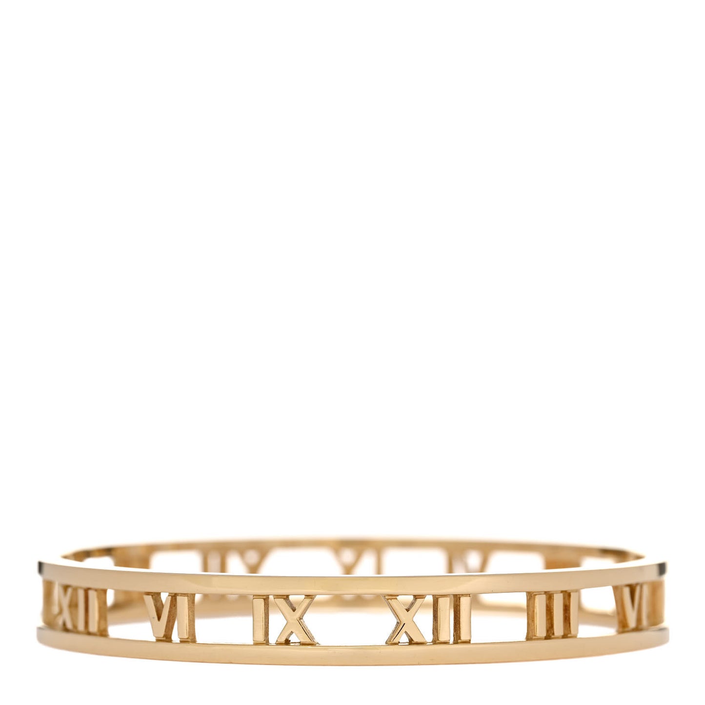 18K Yellow Gold Atlas Open Bangle Bracelet