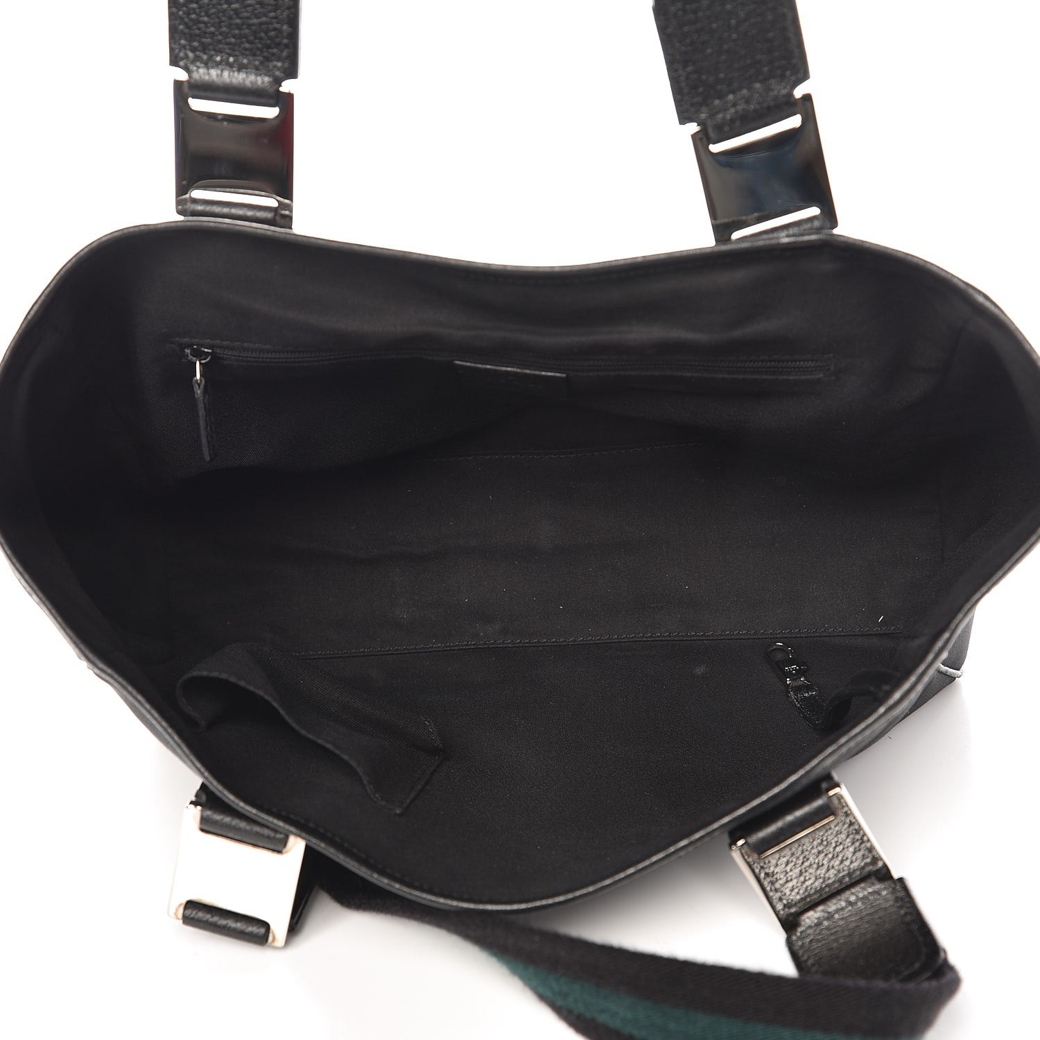 Gucci Canvas Web Tote Bag Black 5 of 10