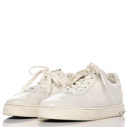 Valentino Garavani Calfskin Rockstud Sneakers 39.5 White 3 of 11