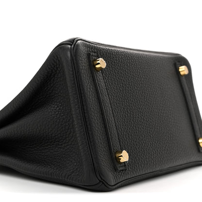 Hermes Togo Birkin 25 Black 9 of 13