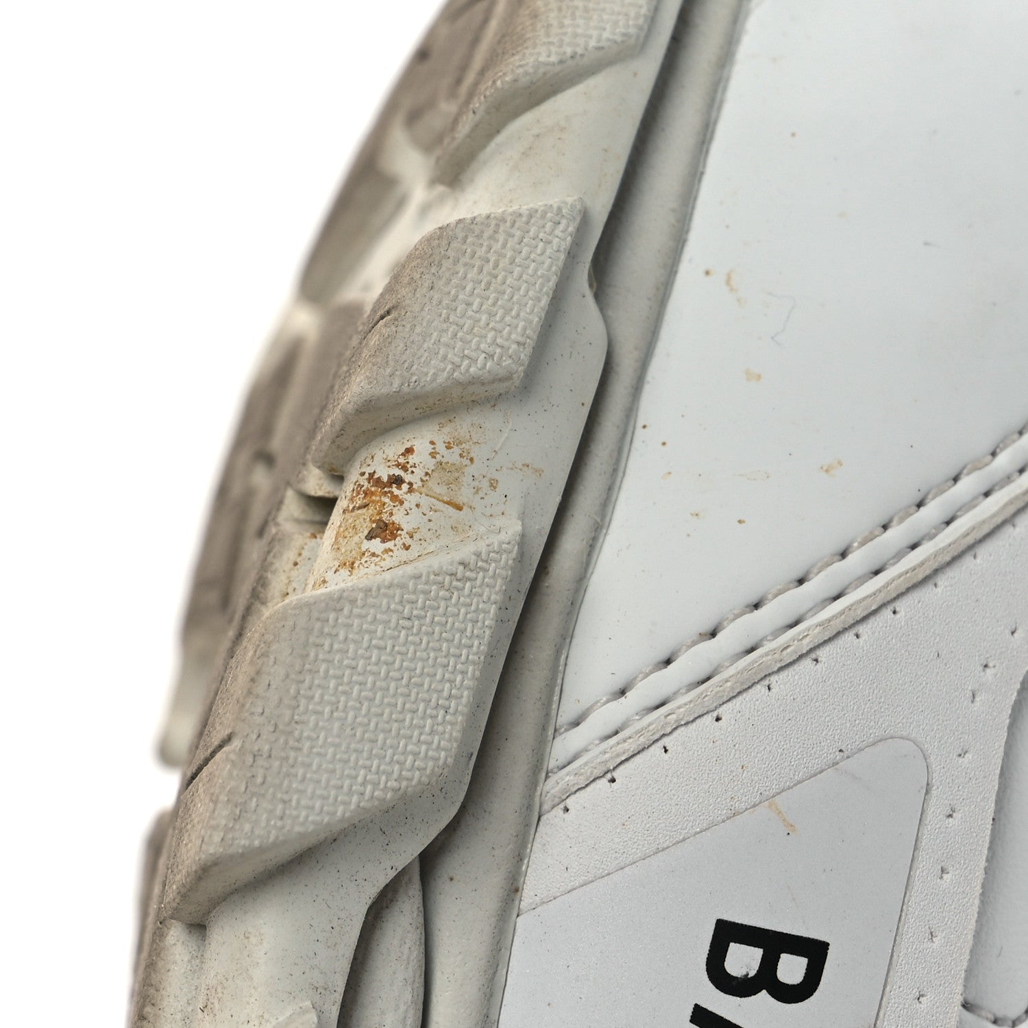 Balenciaga Rubber Mesh Fabric Monocolor Recycled Sole Womens Track Sneakers 38 White 11 of 13