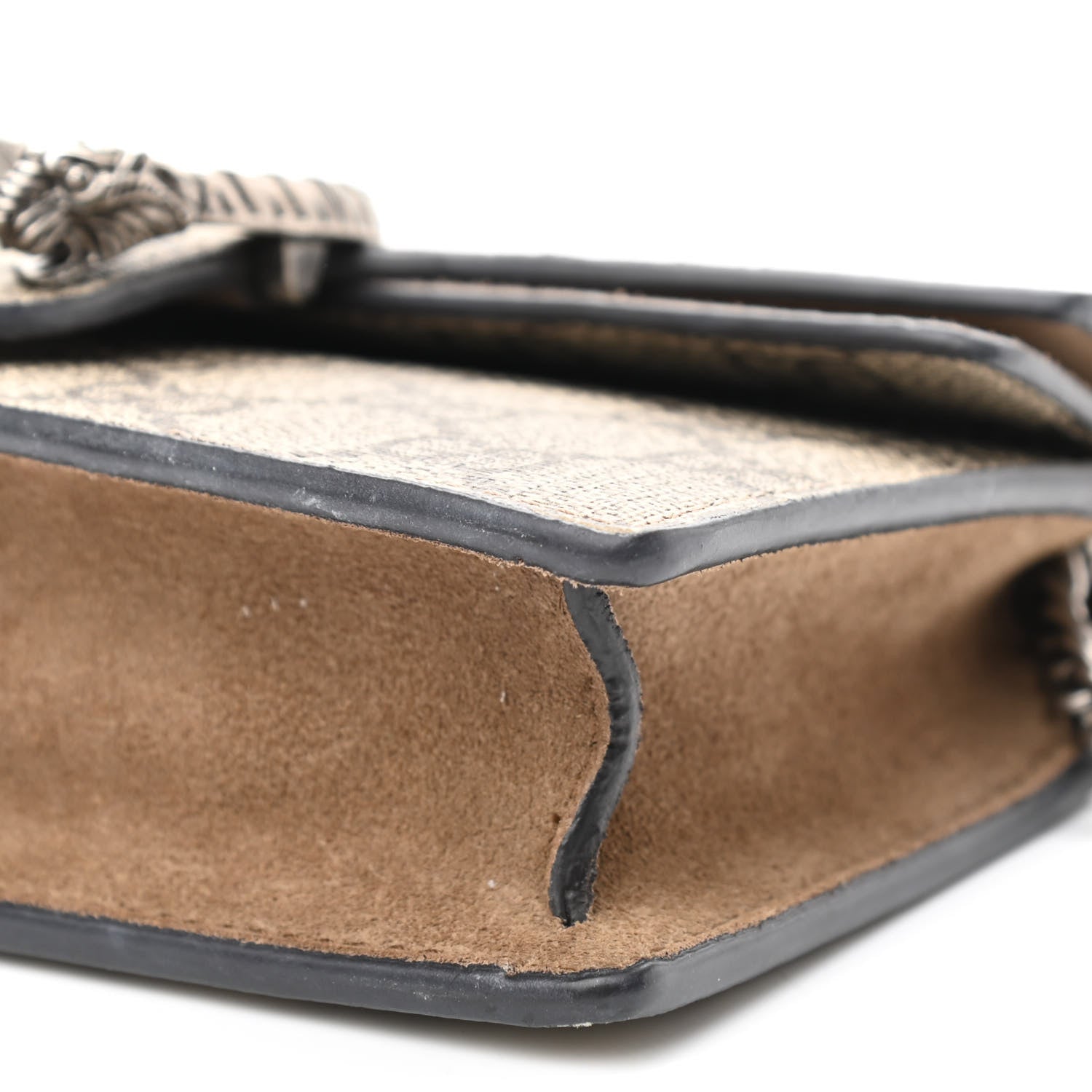Gucci GG Supreme Monogram Super Mini Dionysus Shoulder Bag Taupe 9 of 10
