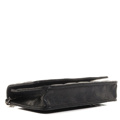 Chanel Caviar Quilted Wallet On Chain WOC Black 4 of 9