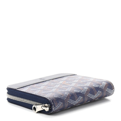 Goyard Goyardine Matignon PM Wallet Navy 4 of 7