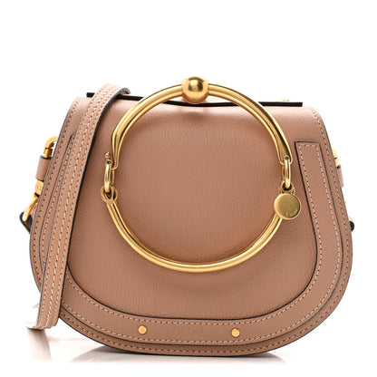 Chloe Calfskin Suede Small Nile Bracelet Bag Biscotti Beige 1 of 12