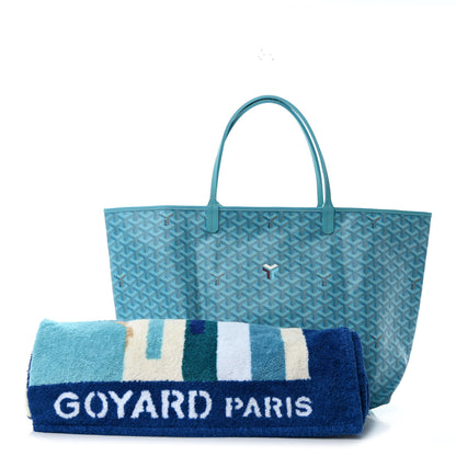 Goyard Goyardine Saint Louis GM Balise Beach Towel Set Turquoise 1 of 11