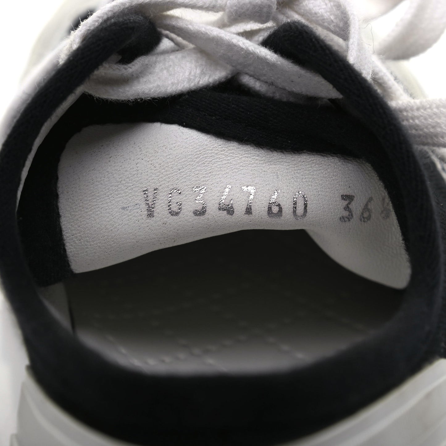 Canvas Lace Up Cap Toe Sneakers 36.5 Black