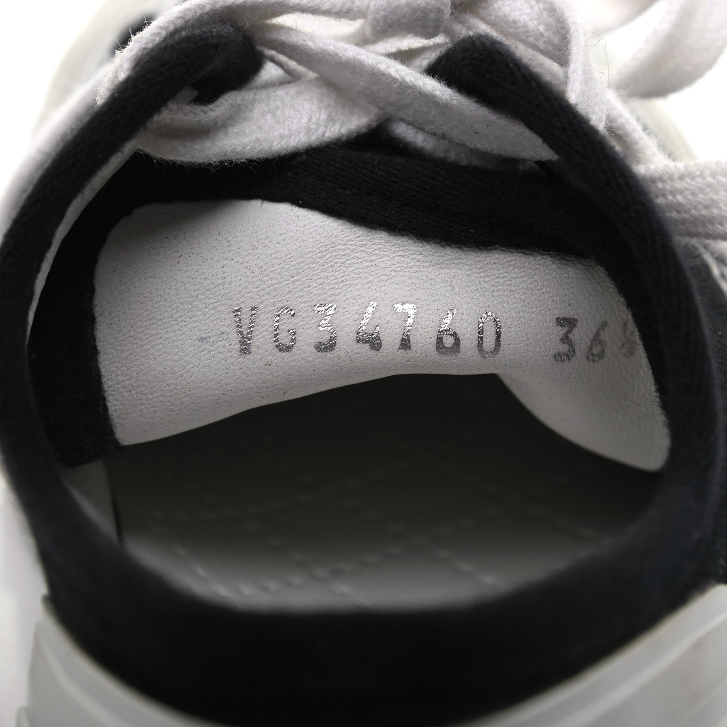 Chanel Canvas Lace Up Cap Toe Sneakers 36.5 Black 9 of 12