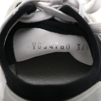 Chanel Canvas Lace Up Cap Toe Sneakers 36.5 Black 9 of 12