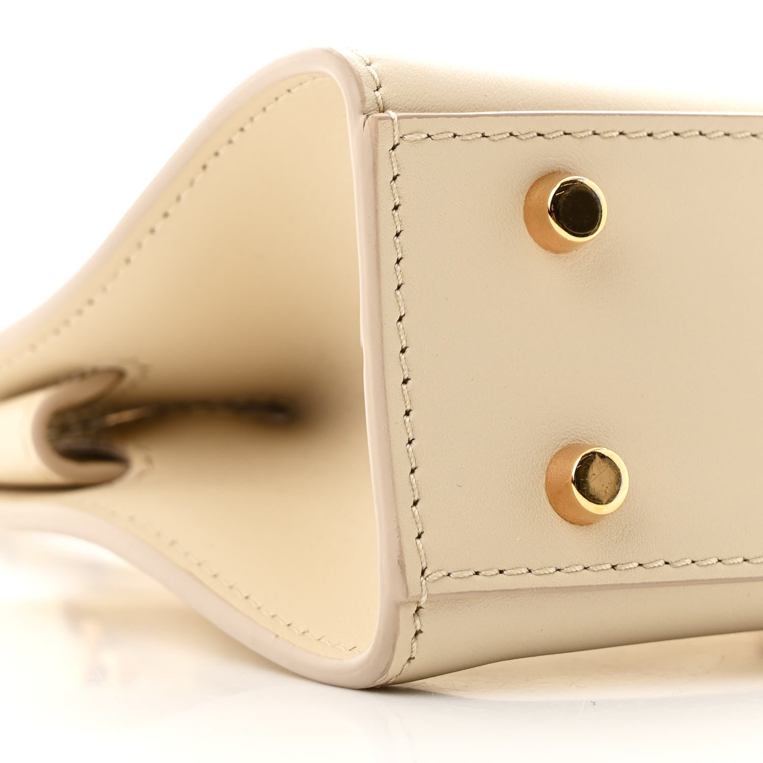 Versace Calfskin Small Medusa '95 Tote Bag Light Beige 9 of 10