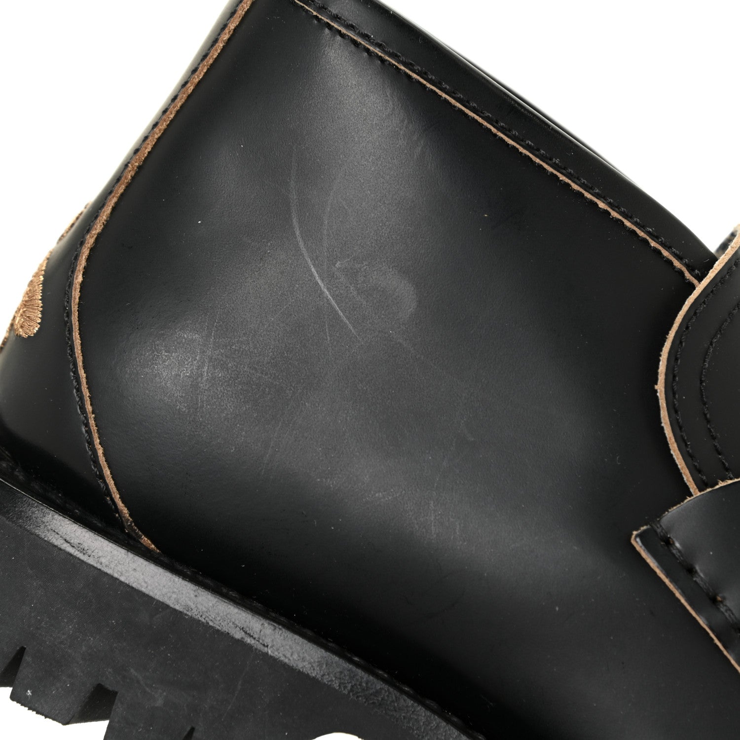 Gucci Cordovan Lux Mens Harald Horsebit Ankle Boots 7 Black 13 of 19