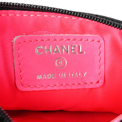 Chanel Calfskin CC Small Cosmetic Case Black 6 of 11