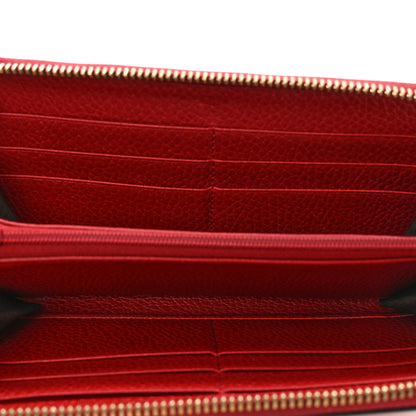 Gucci Dollar Calfskin Large Betty Zip Around Wallet Red 5 of 10