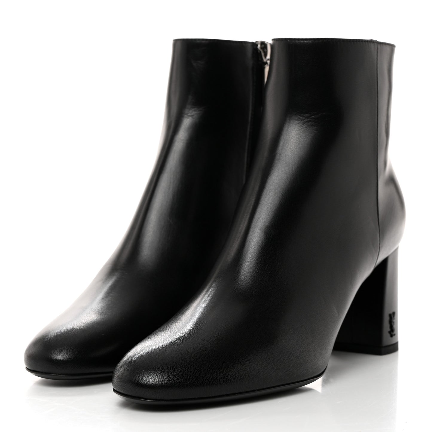 Nappa Vendome Loulou Ankle Zip Boots 39.5 Black