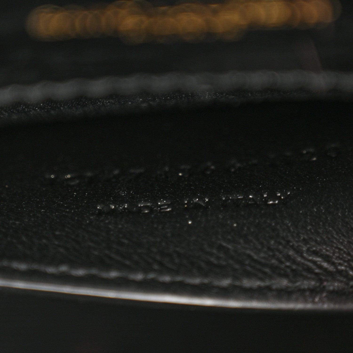 Saint Laurent Calfskin Crocodile Embossed Small Classic Monogram Kate Tassel Satchel Black 7 of 12