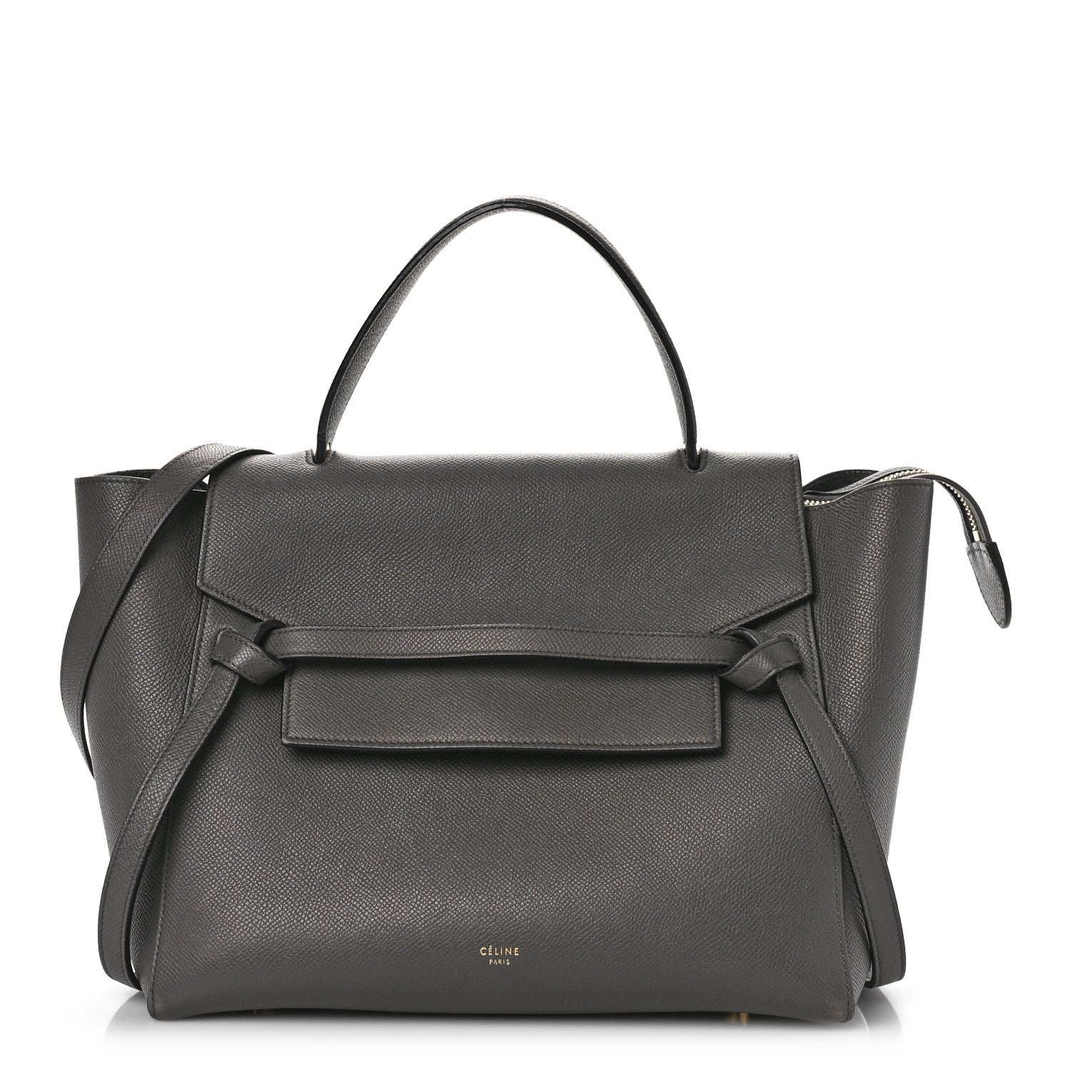 Celine Grained Calfskin Small Belt Bag Grey 1 of 8