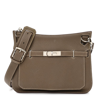 Hermes Taurillon Clemence Jypsiere 28 Etoupe 1 of 12