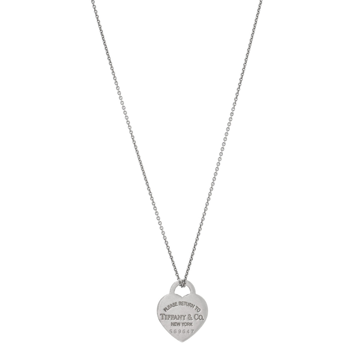 Sterling Silver Return To Tiffany Heart Pendant Necklace