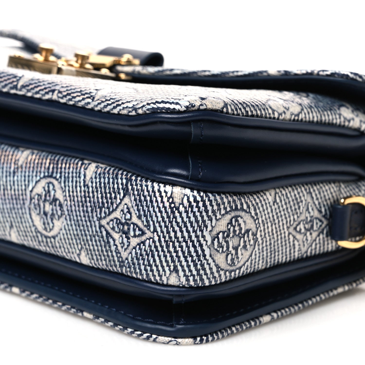 Louis Vuitton Monoglam Pochette Metis East West Blue 9 of 9